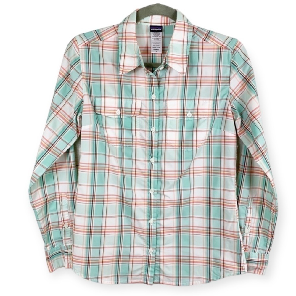 patagonia Overcast Shirt Long Sleeve Button Down Plaid